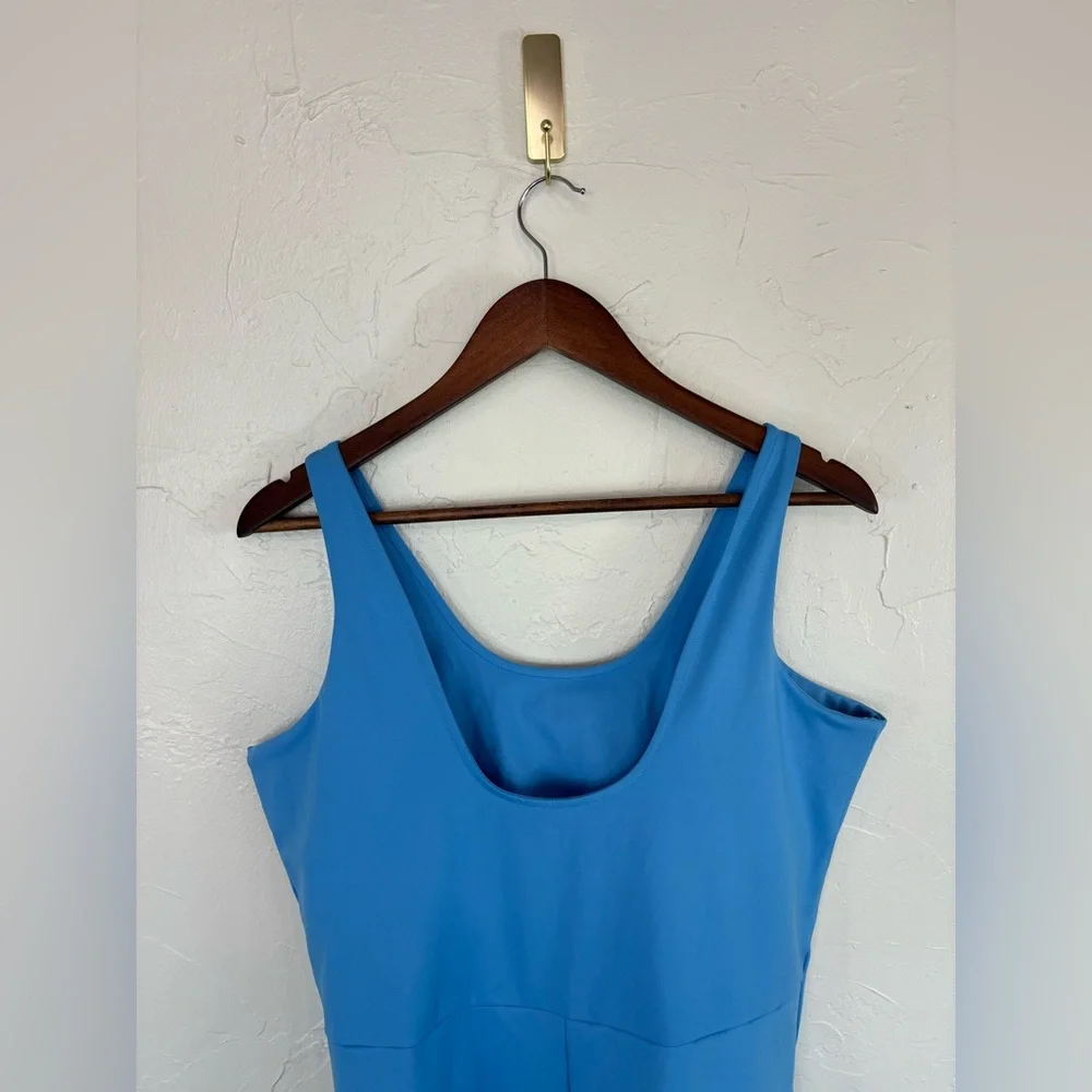 GIRLFRIEND COLLECTIVE Bike Unitard Workout Gym Onsie One Piece Blue Onsie‎ 2XL